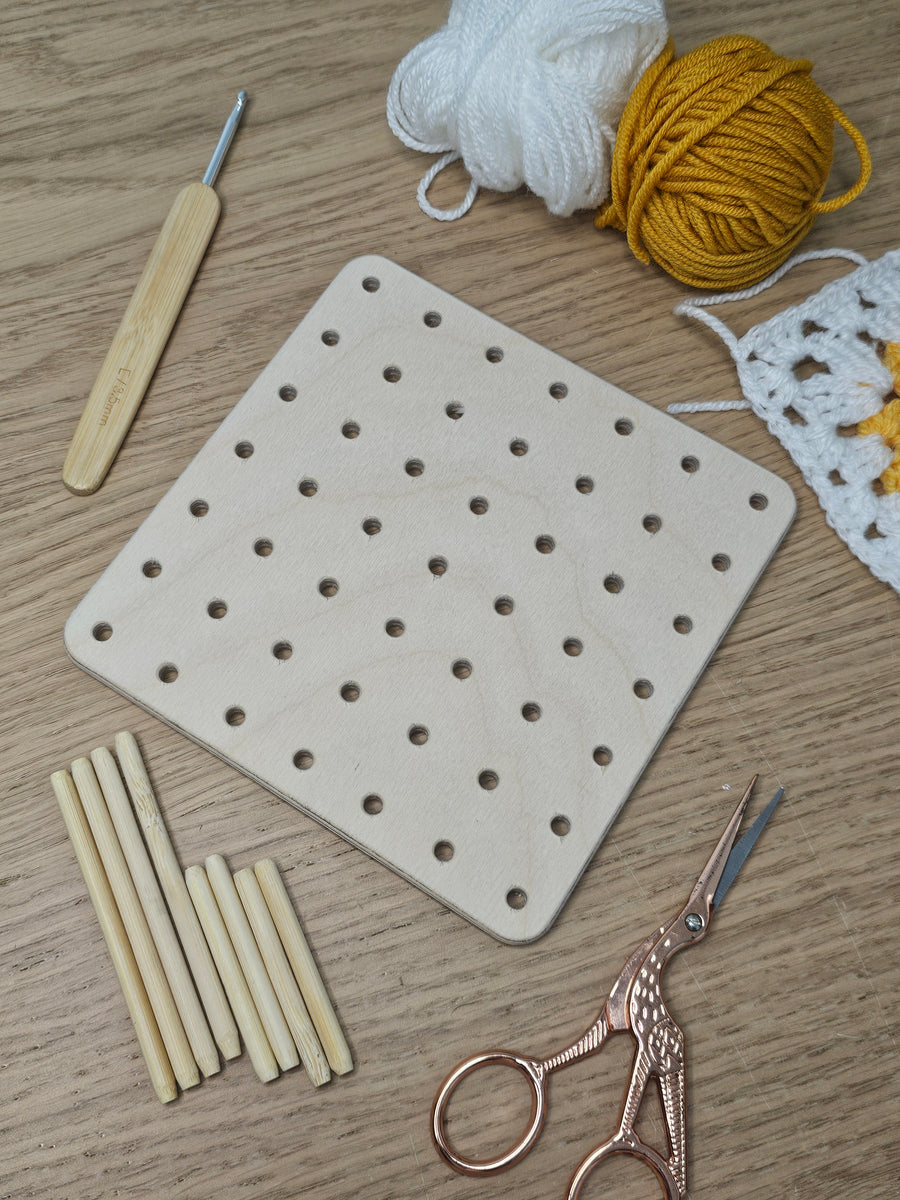 Mini Blocking Board and Pins Fully Woolly Yarns