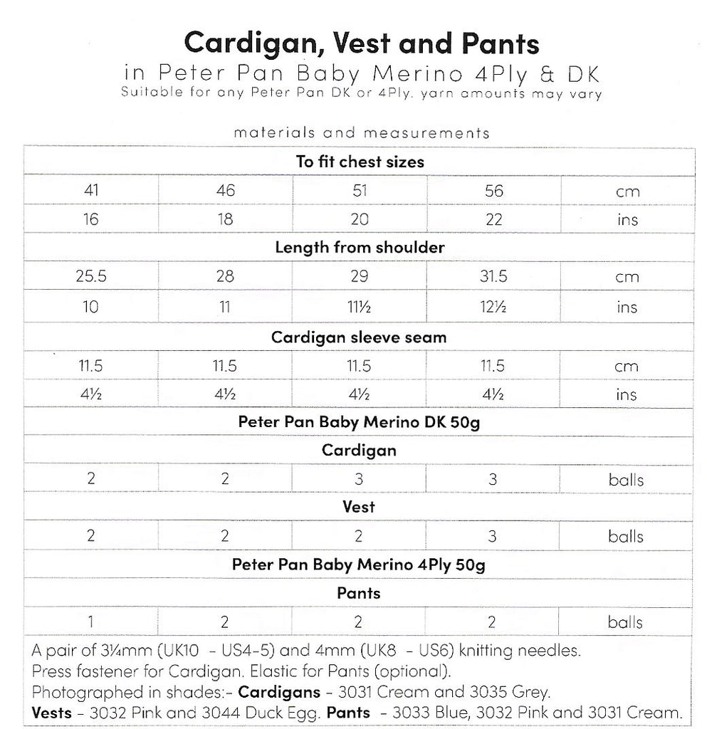 Naturally Yarns - Vest & Pants (P1318)