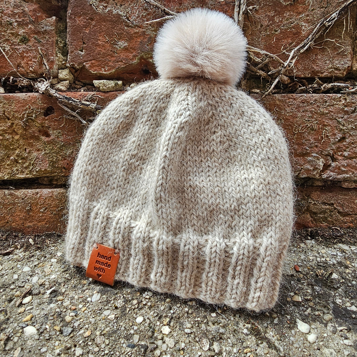 Leather Handmade Tags – Fully Woolly Yarns