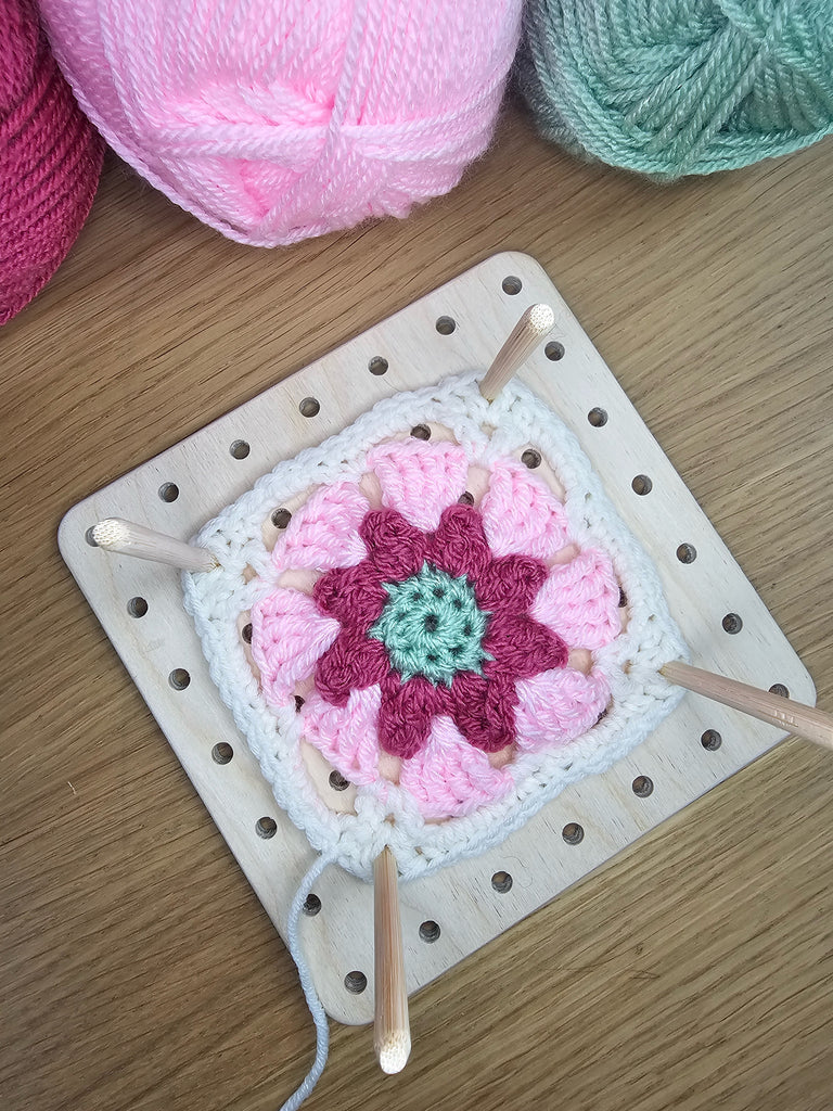 Crochet Workshop - Flower Granny Squares