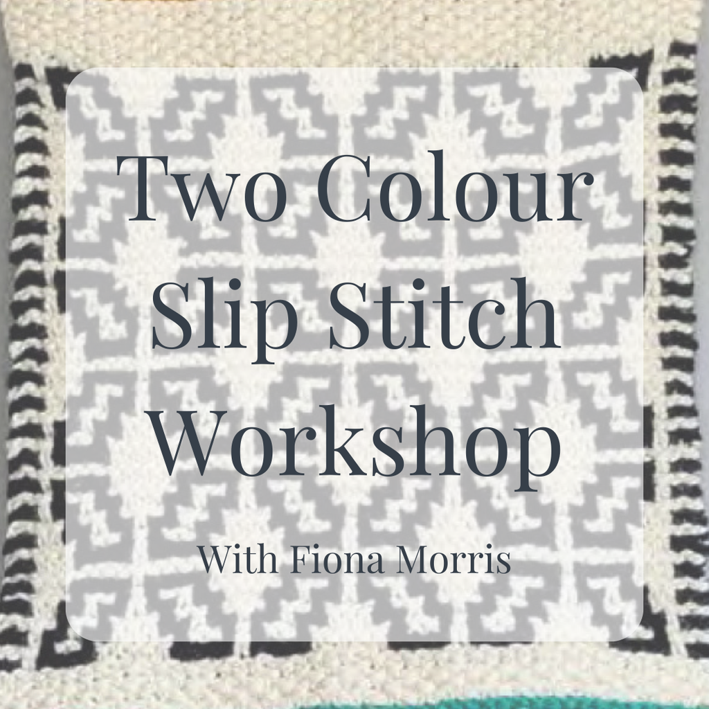 Two Colour Slip Stitch Workshop with Fiona Morris