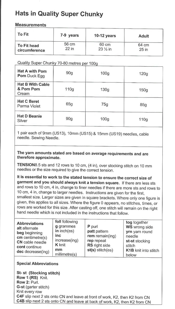 UK Hand Knitting Association - UKHKA 229