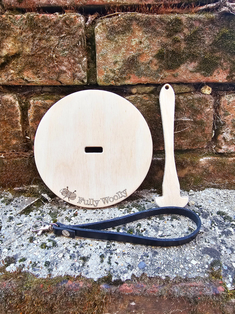 Wooden Wrist Yarn Holder