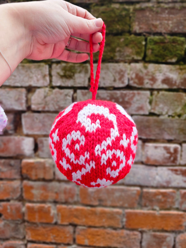 Fair Isle Christmas Baubles Workshop with Fiona Morris