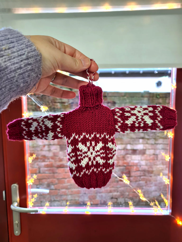 Mini Festive Sweater Pattern