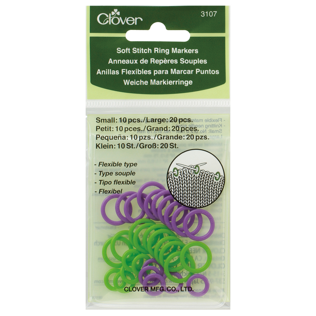Clover Soft Stitch Ring Markers (3107)