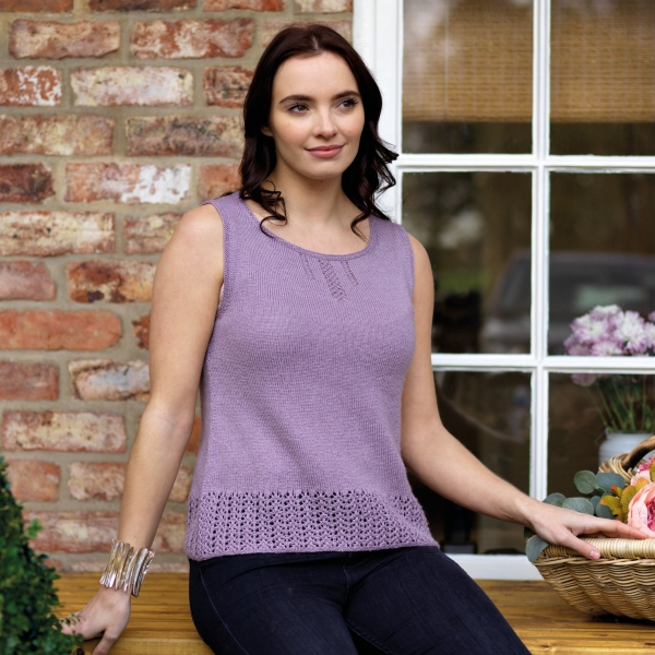 West Yorkshire Spinners - Camilla A-line Lace Top Pattern
